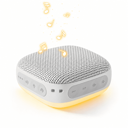 DTIRD White Noise Sound Machine,20 Soothing Noise Machine for Baby & Adults,Sleep Aid & Focus Therapy, Night Light, Timer, Memory & Headphone Compatible ,Ideal for Home, Office & Travel