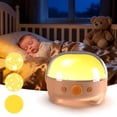 thumbnail image 1 of Jierben Baby Sound Machine, Night Light for Nursery, White Noise Sound Machine 3 in 1,Dimmable Nursery Lamp & Projector,Safe Protection,20 Soothing Sounds,Timer Options, 1 of 7