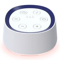 White Noise Machine for Baby Adult Sleep, Portable Sound Machine with Cry Sensor, 24 Soothing Sounds, Night Light & Timer for Nursery Home Travel