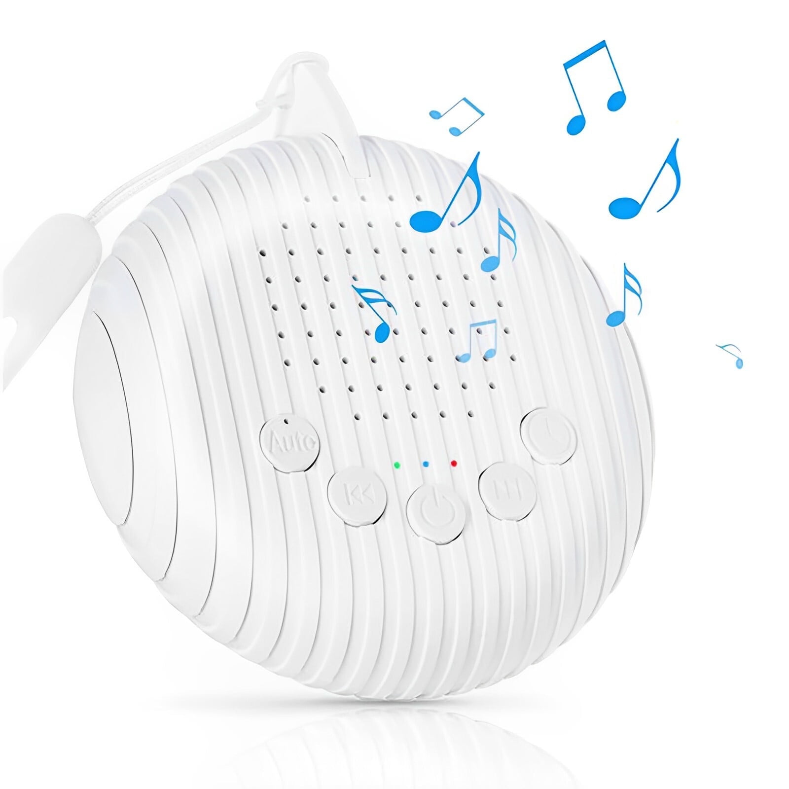 White Noise Machine, Portable Sleep Sound Machine,Mini Sound Machine Rechargeable, Baby Sleep Machine with 10 Soothing Nature Sounds & 3 Timer for Baby Adult Office