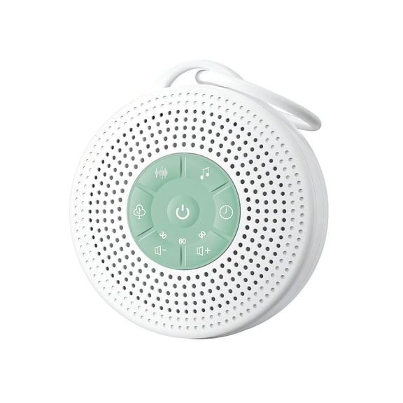 White Noise Machine Portable Sound Machine With 2000mAh Battery Rain Sound Machine With 21 Soothing Sounds Sound Therapy With-Green