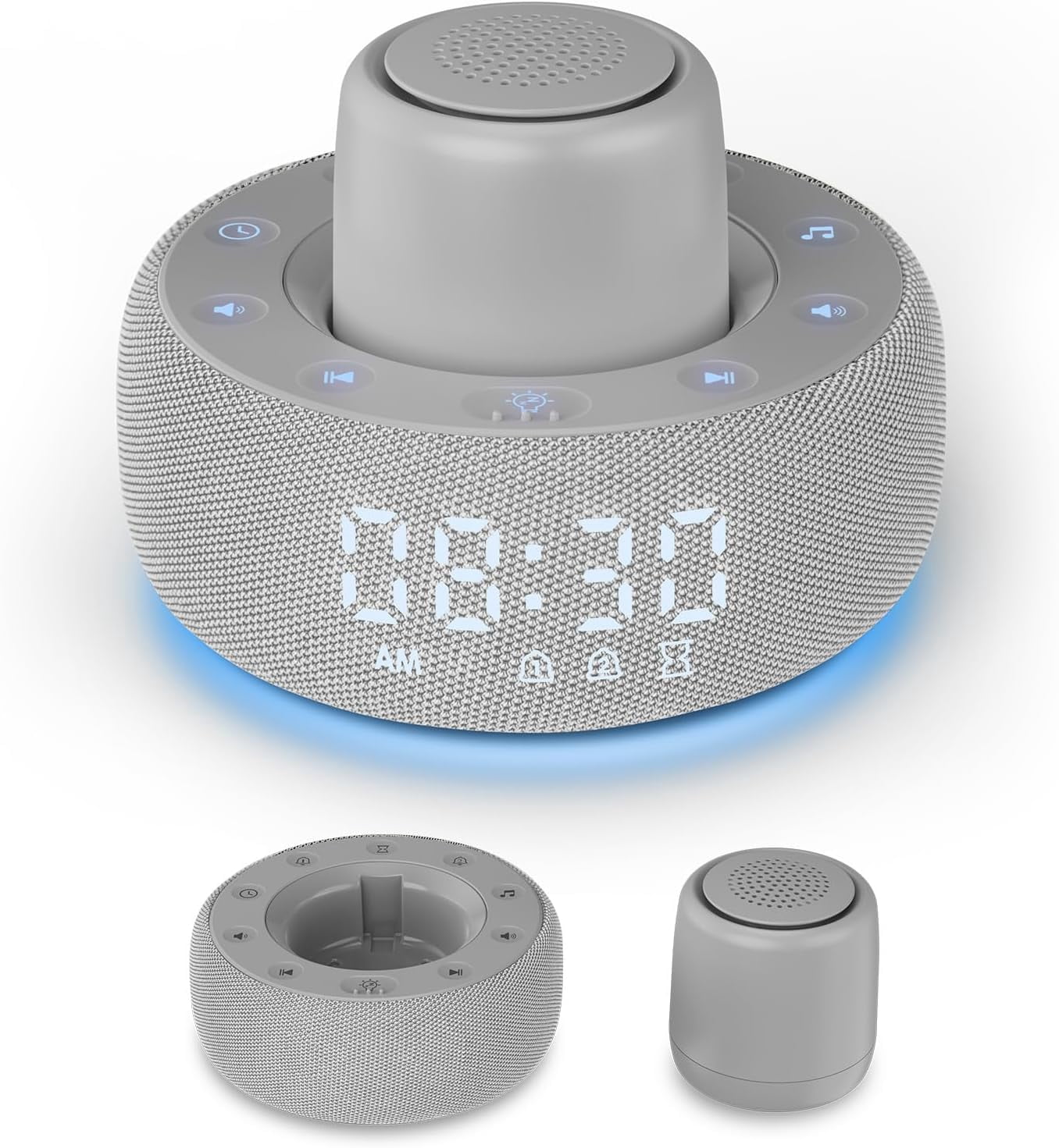 White Noise Machine with Smart Alarm Clock, 25 , Portable Sleep Sound ...