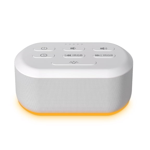 Sound Machine 30 Soothing Sounds Brown Noise Machine with 12 Night Light Colors Sleep Sound Machine for Adults Baby Kids Noise Canceling for Office Home Privacy Auto-Off Timer