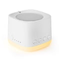 thumbnail image 1 of White Noise Machine for Baby & Family, 20 Non-Looping Soothing Sounds, Memory Function, Adjustable Volume, AC/USB Powered with Sleep Timer (White), 1 of 7