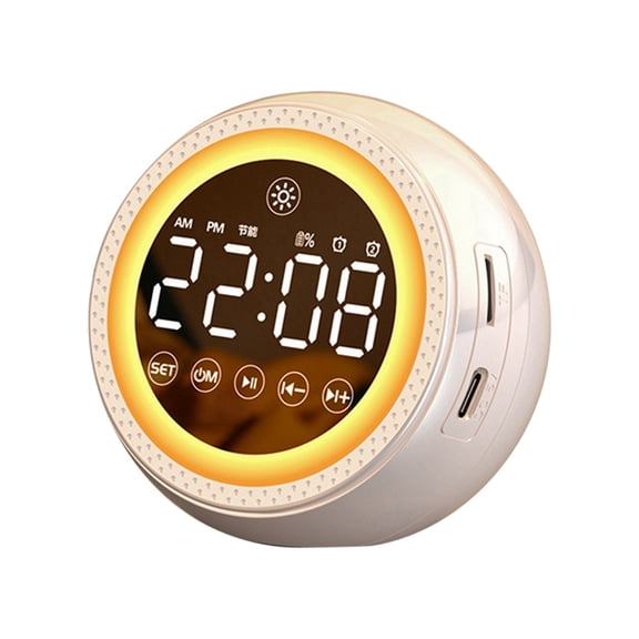 White Noise -Nightlight, Alarm Clock,Sleep AIDS Suitable for All Ages