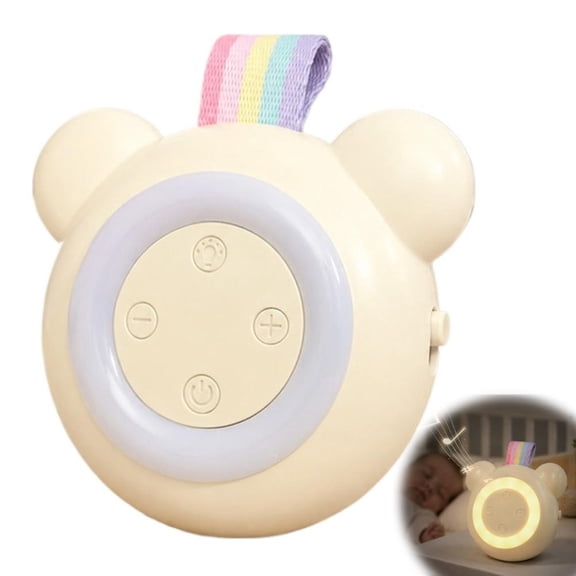 White Noise Sleep Device, Sleep Sound Machine White Noise Aid Magic Tool, White Noise Sound Machine for Sleeping Nursery Office Travel & Relaxation - Yellow