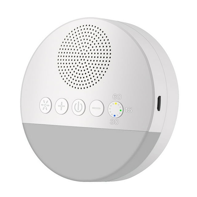 White Noise Sleep Machine Built-in 6 Soothing Sound Soft Breath Light ...