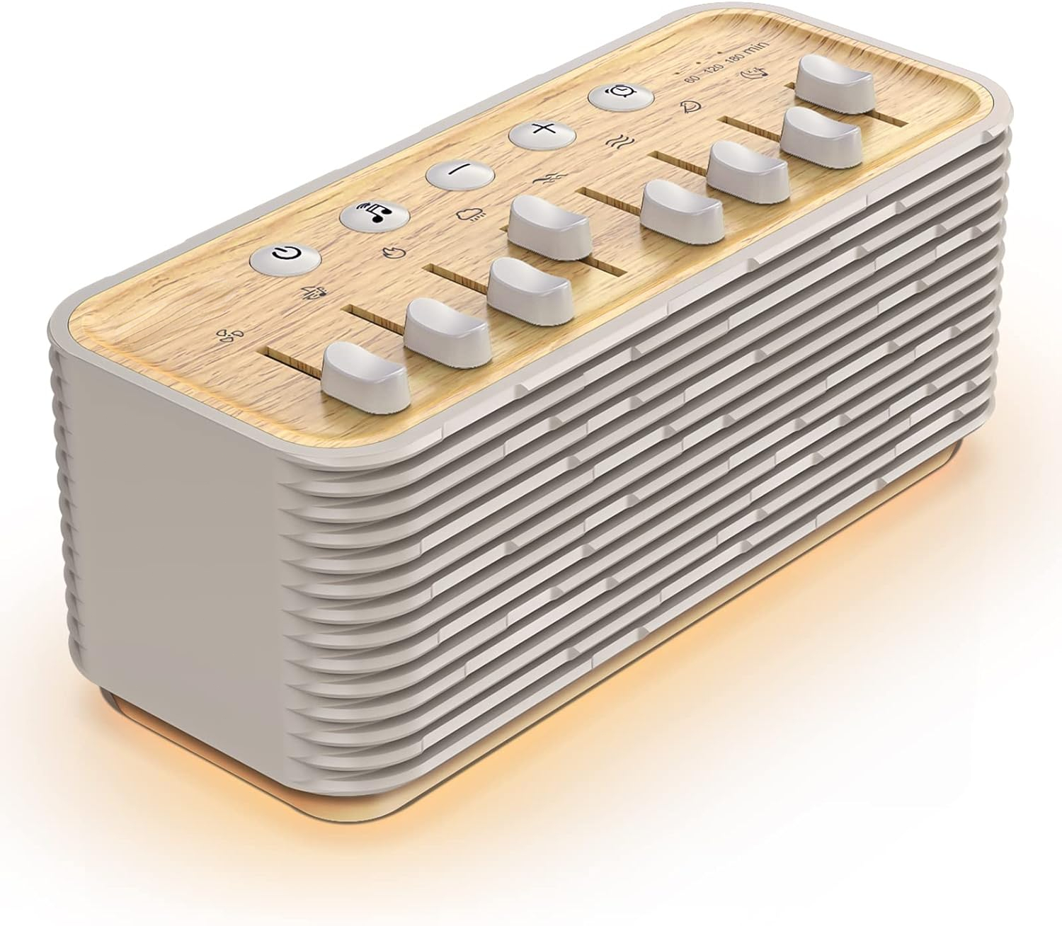 Image showcasing White Noise Sleep Sound Machine, 255+ Mixer Options with Portable ...
