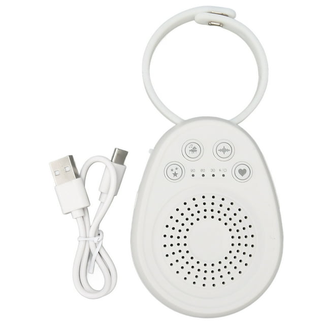 White Noise Sleep Sound Machine Built in 20 Sound Sources Portable