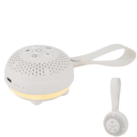 White Noise Sound Machine with Voice Recording & 16 Soothing Sounds +3 Night Lights, Portable and Rechargeable Design & 3 Auto-Off Timers Perfect for Baby/Adults/Sleeping/Travel