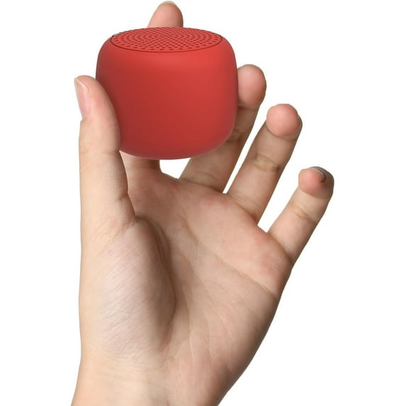 White Noise Sound Machine for Adults Kids Baby, Mini, 15 Non-looping Sounds, Timer, Memory Function, Easy to Pocket and Travel Red