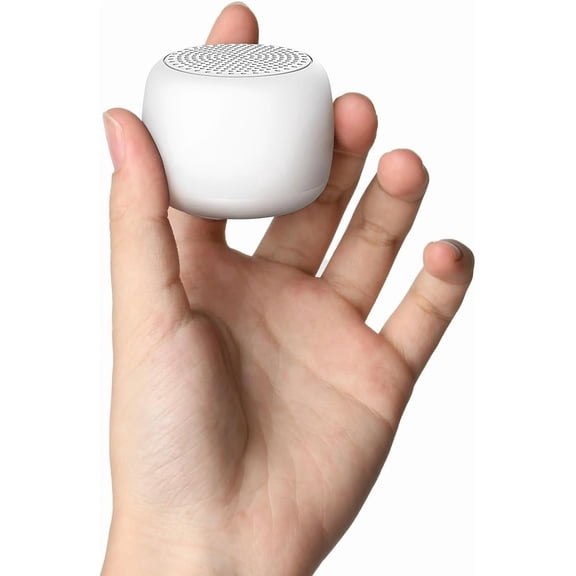 White Noise Sound Machine for Adults Kids Baby, Mini, 15 Non-looping Sounds, Timer, Memory Function, Easy to Pocket and Travel White