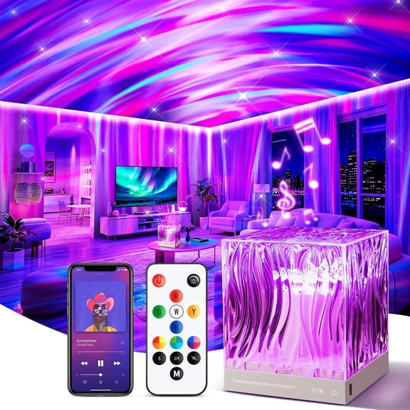 White Noise Sound Machine with 18-Color Aurora Light Projector and Bluetooth Speaker Bestseling