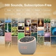 thumbnail image 1 of White Noise Sound  for Sleeping, 388 Soothing Sounds,  Pro 2  APP Control, Custom Buttons Bedside Dimmable Alarm Clock Night Light, for Adults  Kids Lullaby, 1 of 6