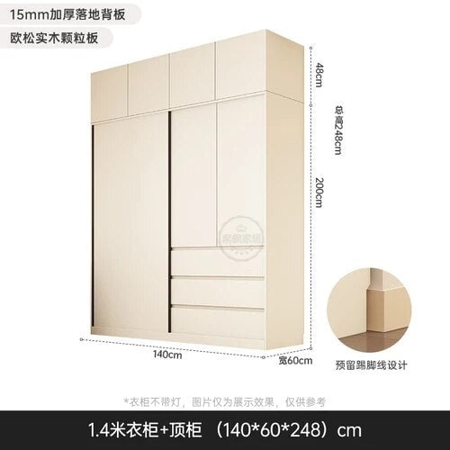 White Nordic Wardrobe Luxury Modern Large Room Organization Wardrobe ...