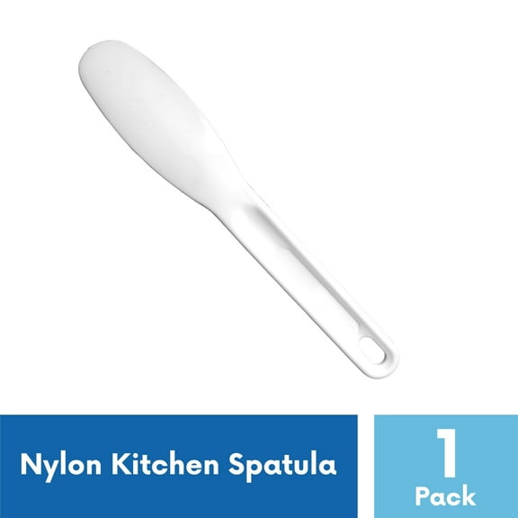 White Nylon Sandwich Spreader 7.5" Works with High Heat