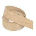 thumbnail image 1 of Uxcell Edge Banding, Wood Veneer Tape Pre-glued Flexible Plywood Edge Banding with Hot Melt Adhesive for Furniture White Oak 1 Inch x 10 ft, 1 of 7
