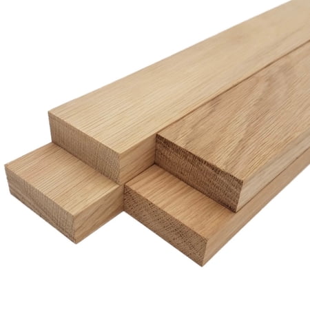 White Oak Lumber Board - 3/4" x 2" (4 Pcs)