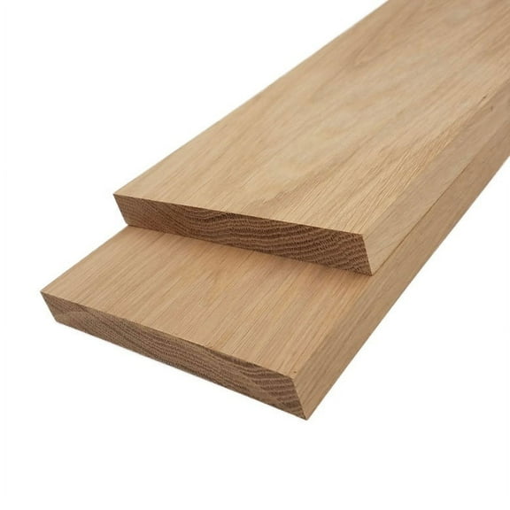 White Oak Lumber Board - 3/4" x 6" (2 Pcs)