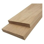 White Oak Lumber Board - 3/4" x 6" (2 Pieces) (3/4" x 6" x 18")