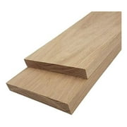 White Oak Lumber Board - 3/4" x 6" (2 Pieces) (3/4" x 6" x 18")