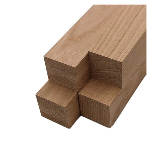 White Oak Lumber Turning Blanks (4 Pieces) (2" x 2") (2" x 2" x 12")