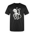 thumbnail image 1 of White Octopus T-Shirt Men -Image by Shutterstock, Male x-Large, 1 of 2