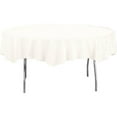 thumbnail image 1 of White Octy Round Tablecloth, Round Table Cover, 82", 1 of 2