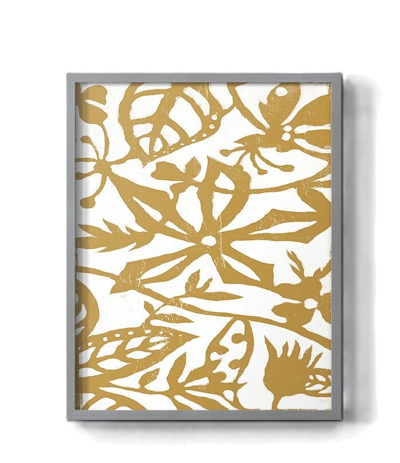White On White IV V30 Framed Print in Gray Solid Wood 8 x 10 Framed Print