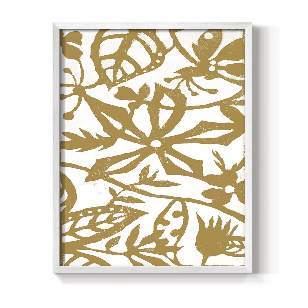 White On White IV V30 Framed Print in White Solid Wood 8 x 10 Framed Print