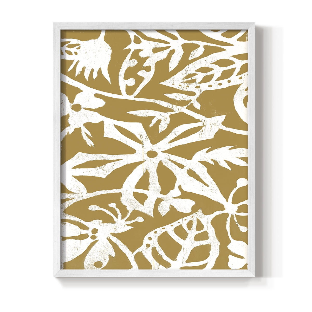 White On White IV V31 Framed Print in White Solid Wood 11 x 14 Framed Print