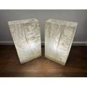 White Onyx Lamp, Crystal Stone Lamp, Nightstand Lamp, Accent Lamp, Alabaster Lamp, Bedside Lamps, Beautiful Lamp, 8 "W x 14 "H x 4 "D, Modern Table Lamp Unique Lamps for Living Room Bedroom