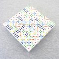 thumbnail image 1 of White Opaque Dice with Multi-Colored Pips D6 16mm (5/8in) Bulk Pack of 200 Koplow Games, 1 of 1