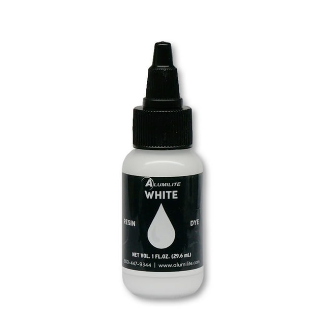 White Opaque Dye (Alumilite) Liquid Dye for Coloring Epoxy Resin ...
