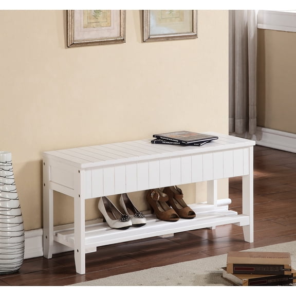 White - Open Storage for Variety - Entry Hall - Hold Toys and More