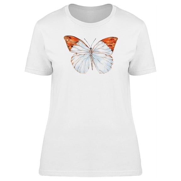 White Orange Butterfly Tee Women's -Image by Shutterstock