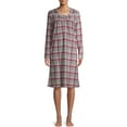 thumbnail image 1 of White Orchid Brinkley Plaid Butter Knit Gown, 1 of 7