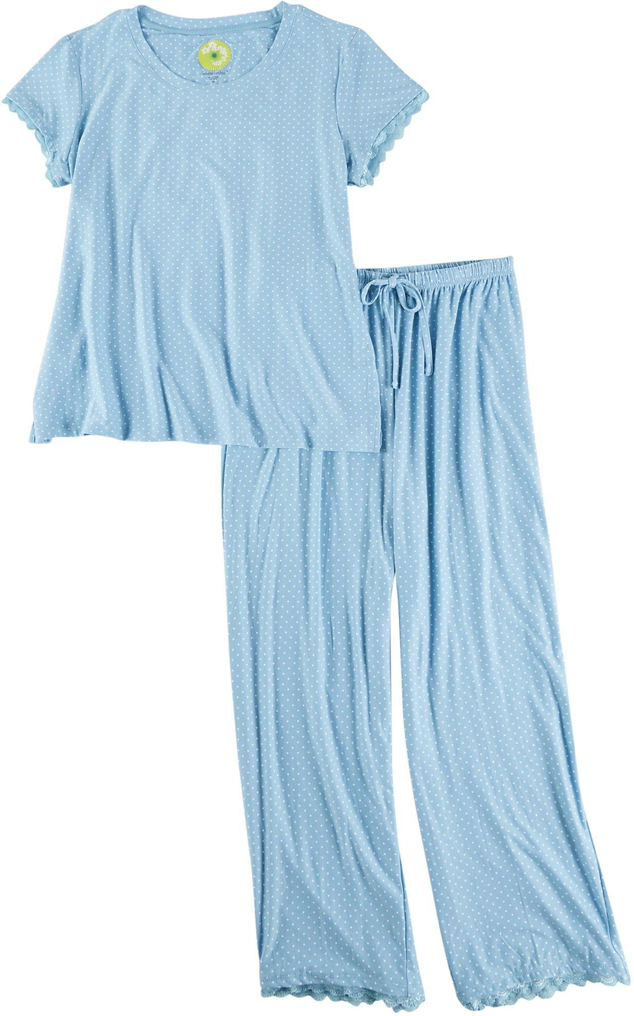 White orchid women's outlet pajamas