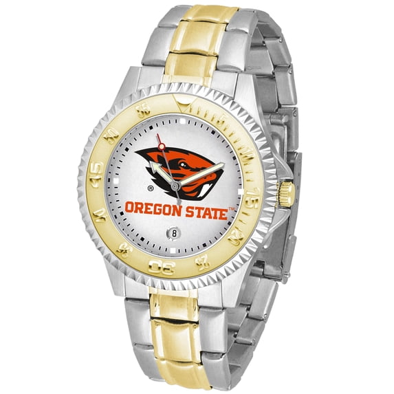 White Oregon State Beavers Competitor Two-Tone Watch