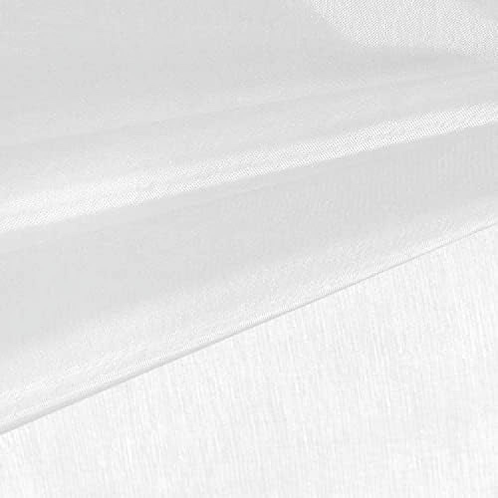 White Organza Fabric By The Bolt 100 Yards