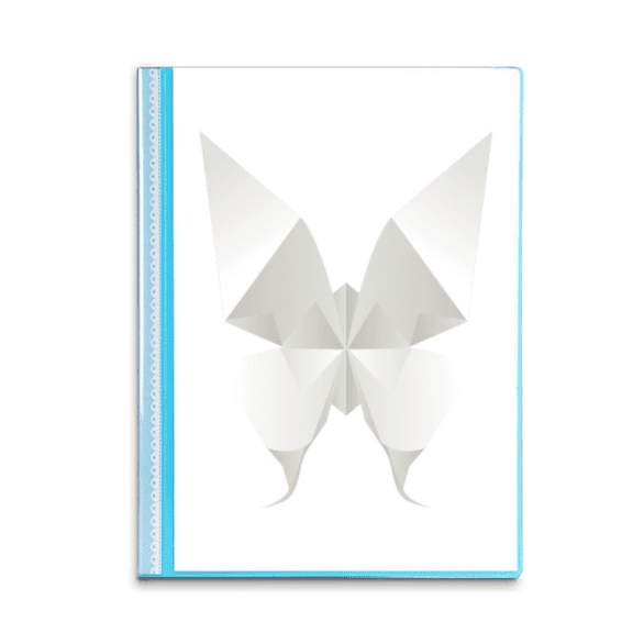 White Origa Pattern Book Sheet Protectors Portfolio Binder Folder