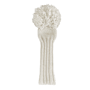 White Out   All White   Knit Wool Driver Golf Headcover