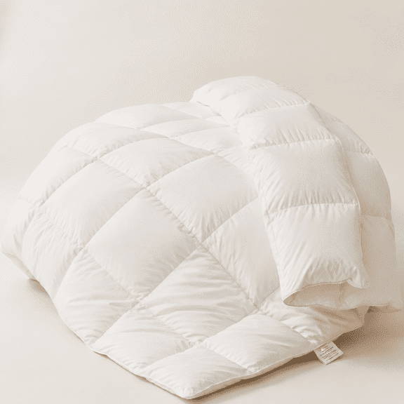 Soft White Queen (U.S. Standard) Down Comforter All Season Duvet Insert ...