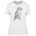 thumbnail image 1 of White Owl With Brown Eyes T-Shirt Men -Image by Shutterstock, Male 4X-Large, 1 of 2