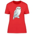 thumbnail image 1 of White Owl With Brown Eyes T-Shirt Men -Image by Shutterstock, Male Large, 1 of 2