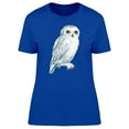 thumbnail image 1 of White Owl With Brown Eyes T-Shirt Men -Image by Shutterstock, Male Medium, 1 of 2