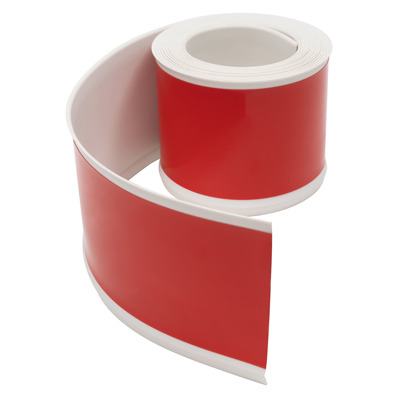 White PVC Baseboard Wall Base Trim 15cm*12m Flexible Self Stick Molding