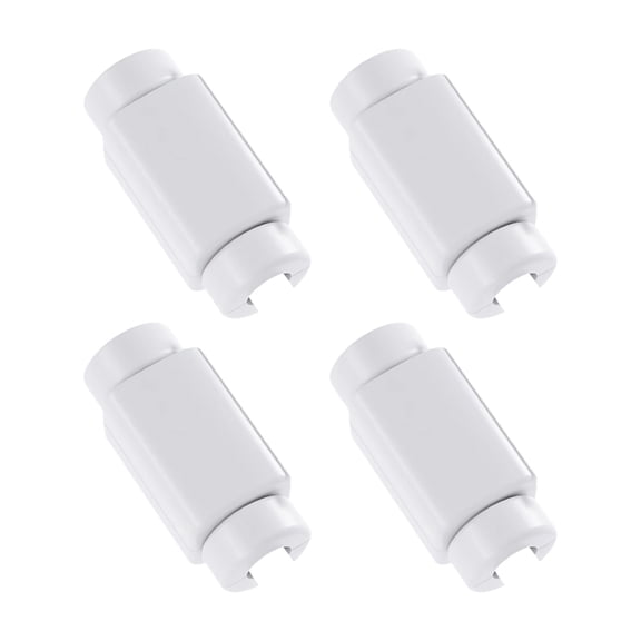 White PVC Cable End Guard for USB C and Selected Standard Data Cords, Strain Relief Shell for Desk Cable Care Home