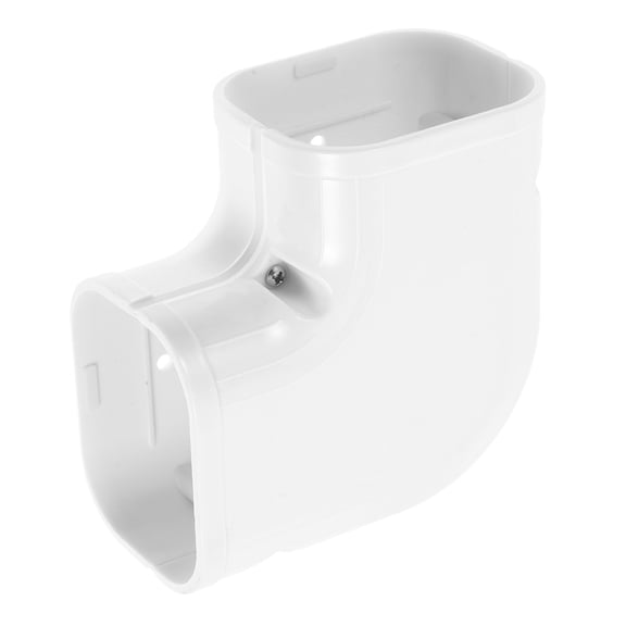 White PVC Mini Split Line Set Cover for Home Use Versatile Compatibility Aesthetic Design Easy