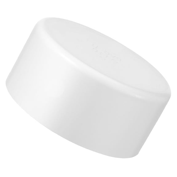 White PVC Pipe End Cap Replacement Secure Water Pipe Plug for Versatile Use